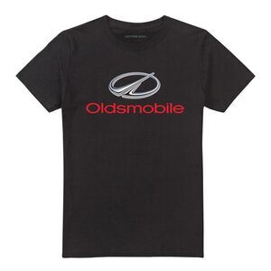 Oldsmobile Unisex Adult Logo T-Shirt / Black